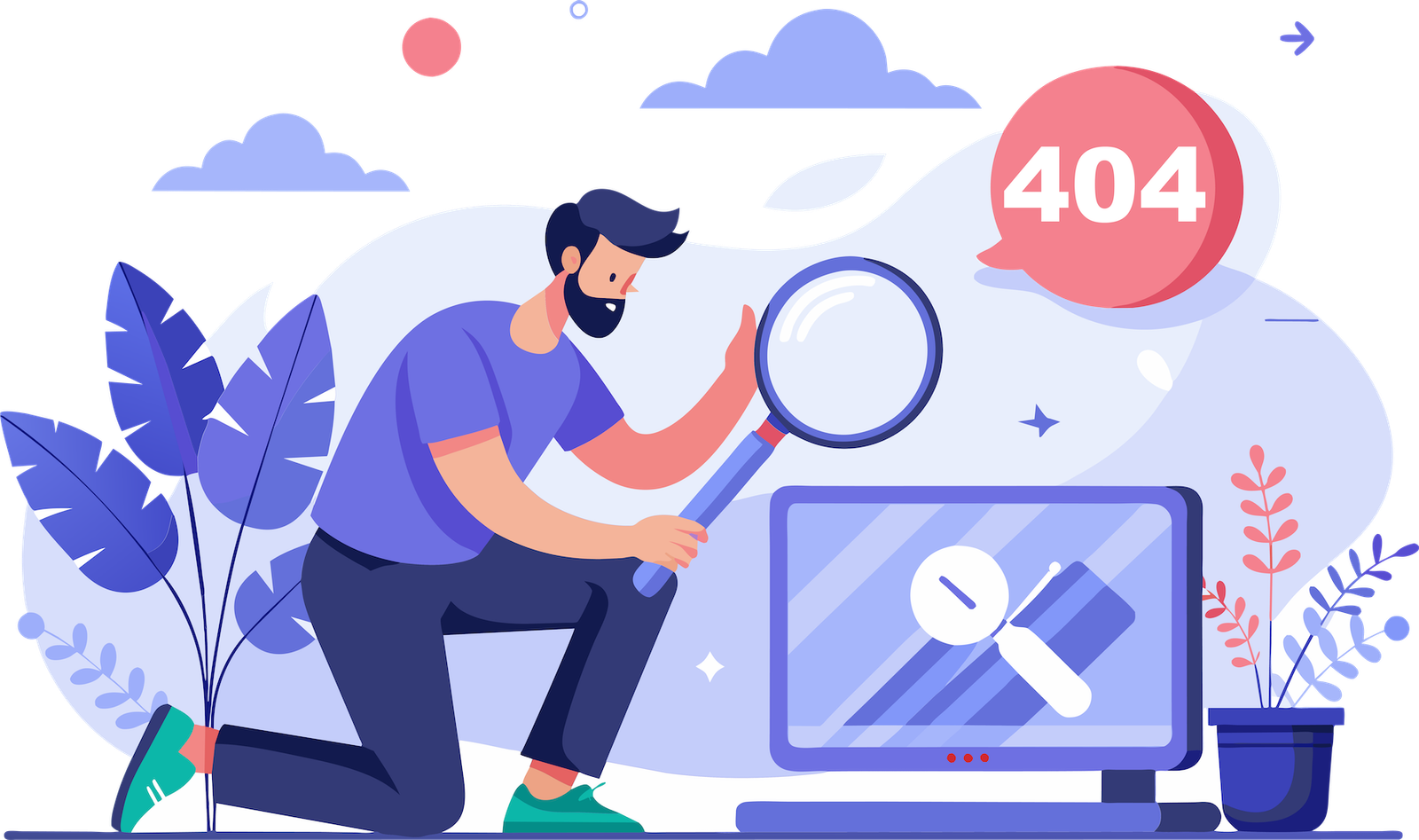 404 Illustration